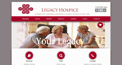 Desktop Screenshot of legacyhospice.net